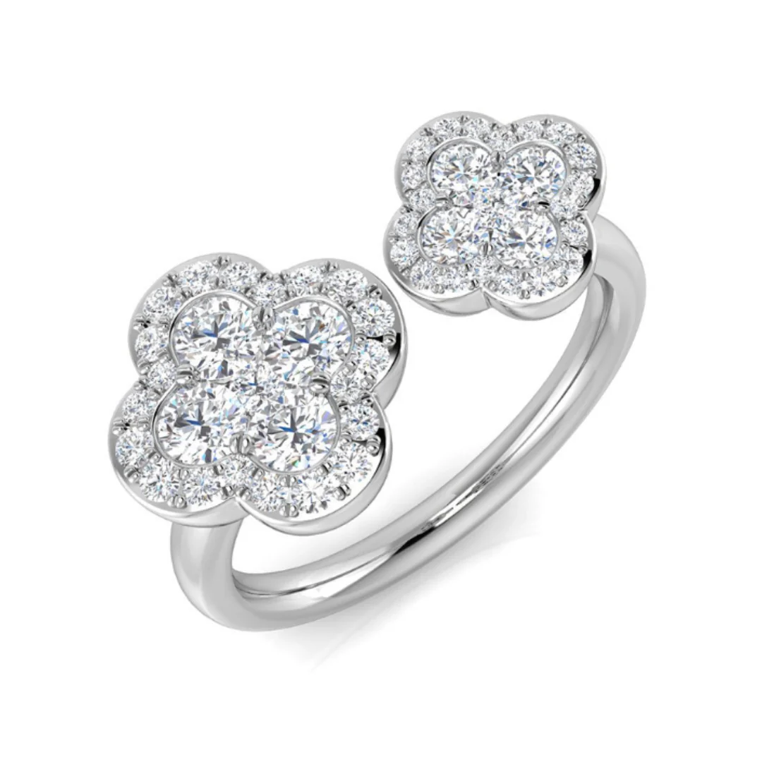 2-Stone Blossom Ring - Image 3