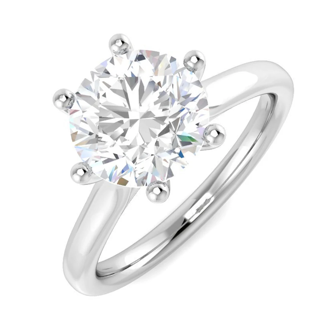 6-Claw Solitaire Ring - Image 3
