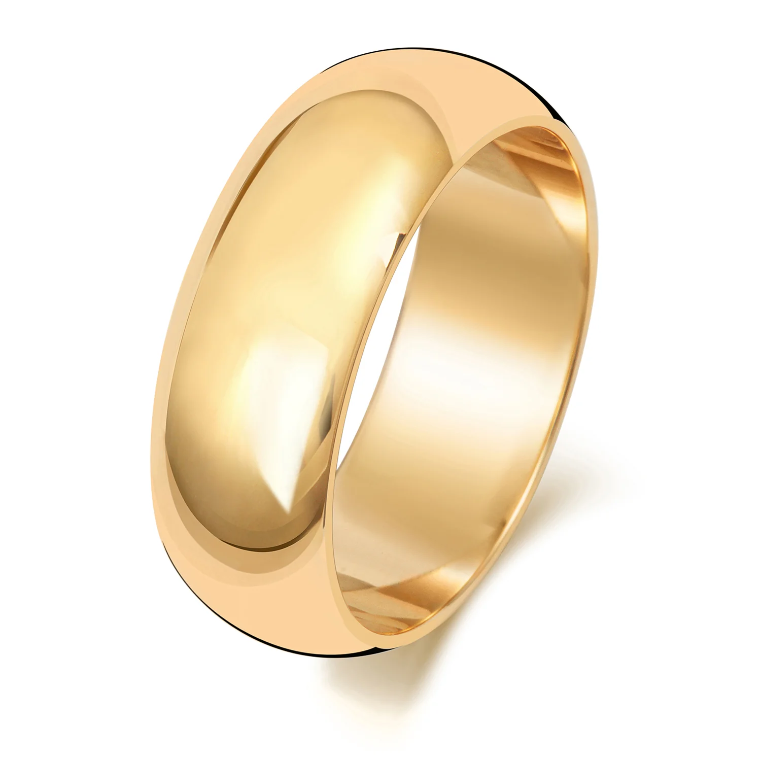 D-Shape Wedding Band - Image 7