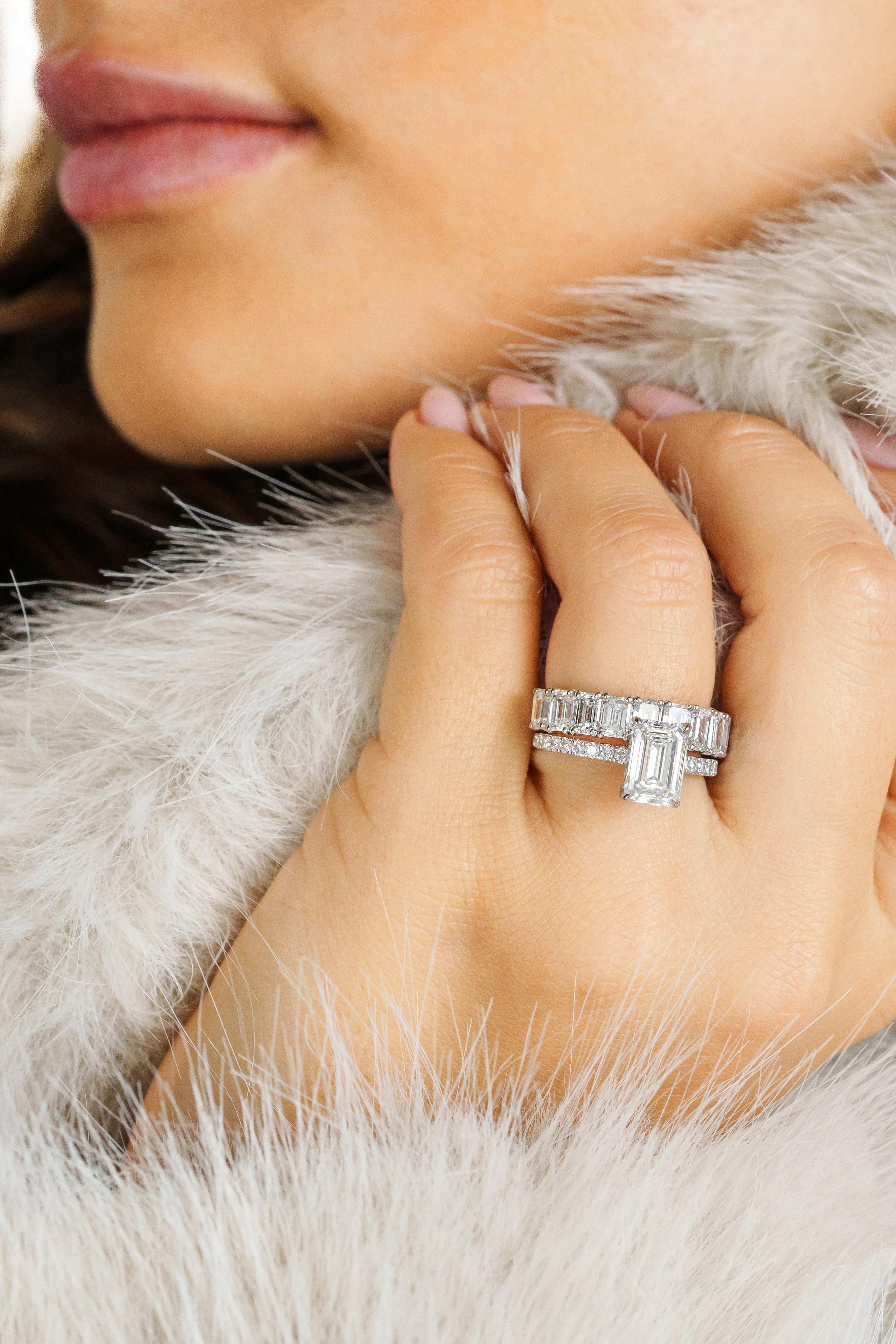 Emerald-Cut Solitaire Diamond Ring - Image 4