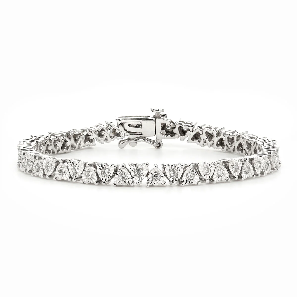 Kids Diamond Heart Illusion Bracelet