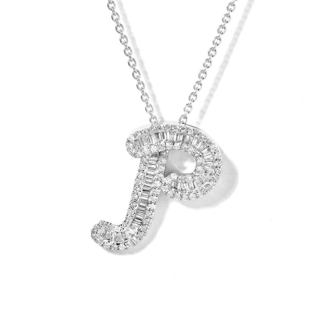Classic Diamond Baguette Initial - Image 20