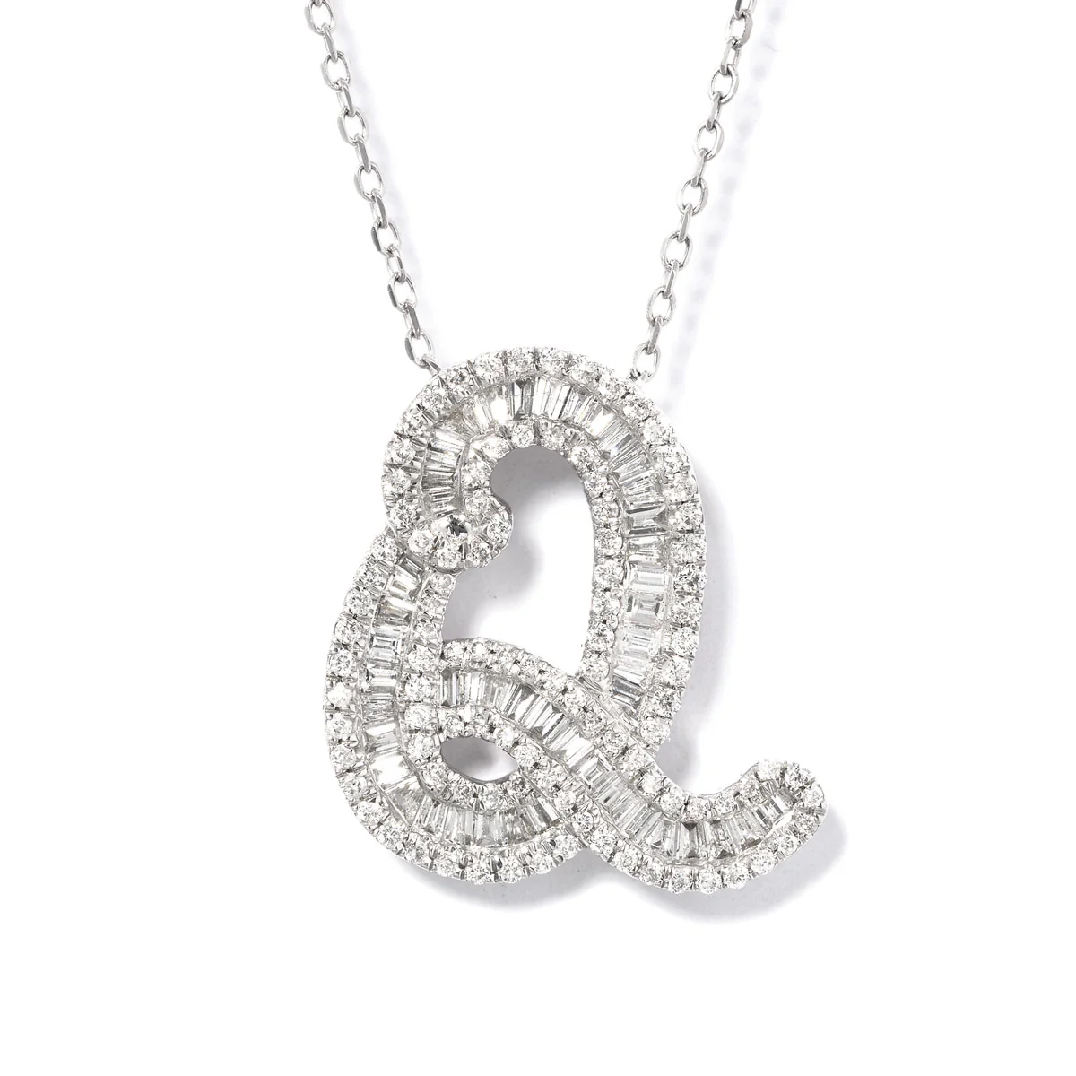 Classic Diamond Baguette Initial - Image 21