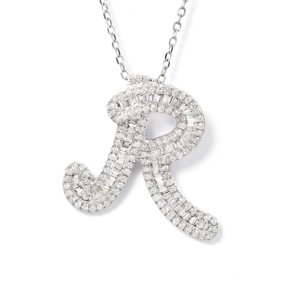 Classic Diamond Baguette Initial - Image 22