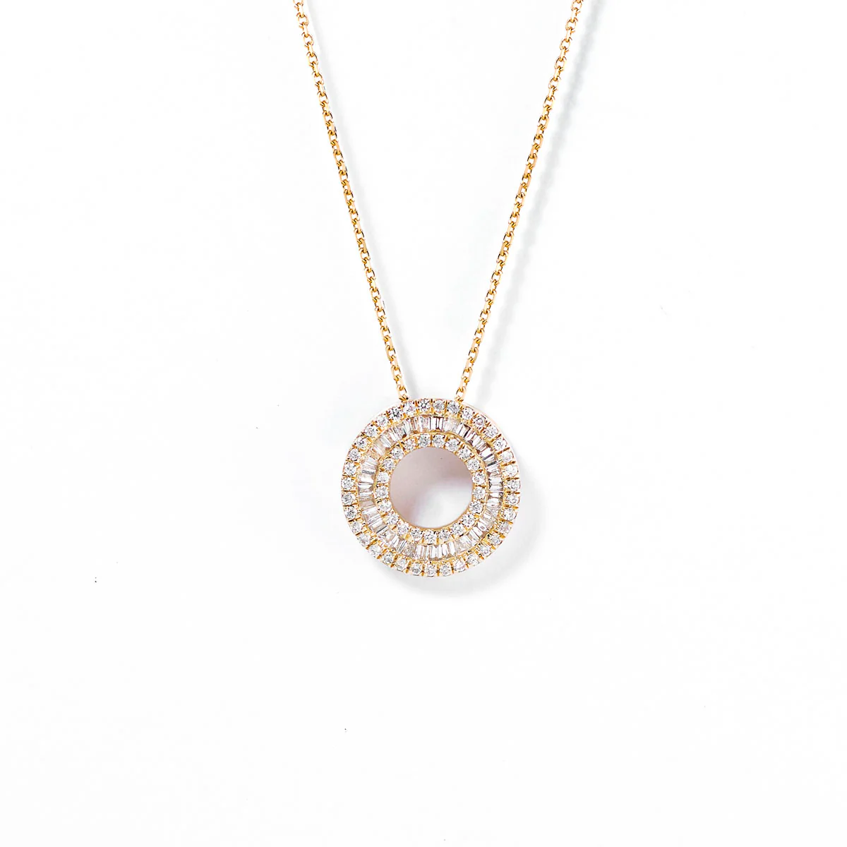 Baguette Circle of Life Pendant - Image 4